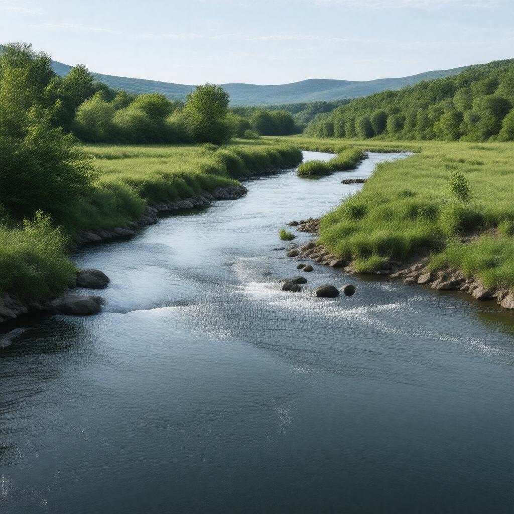 AI-created image of Ashaway River