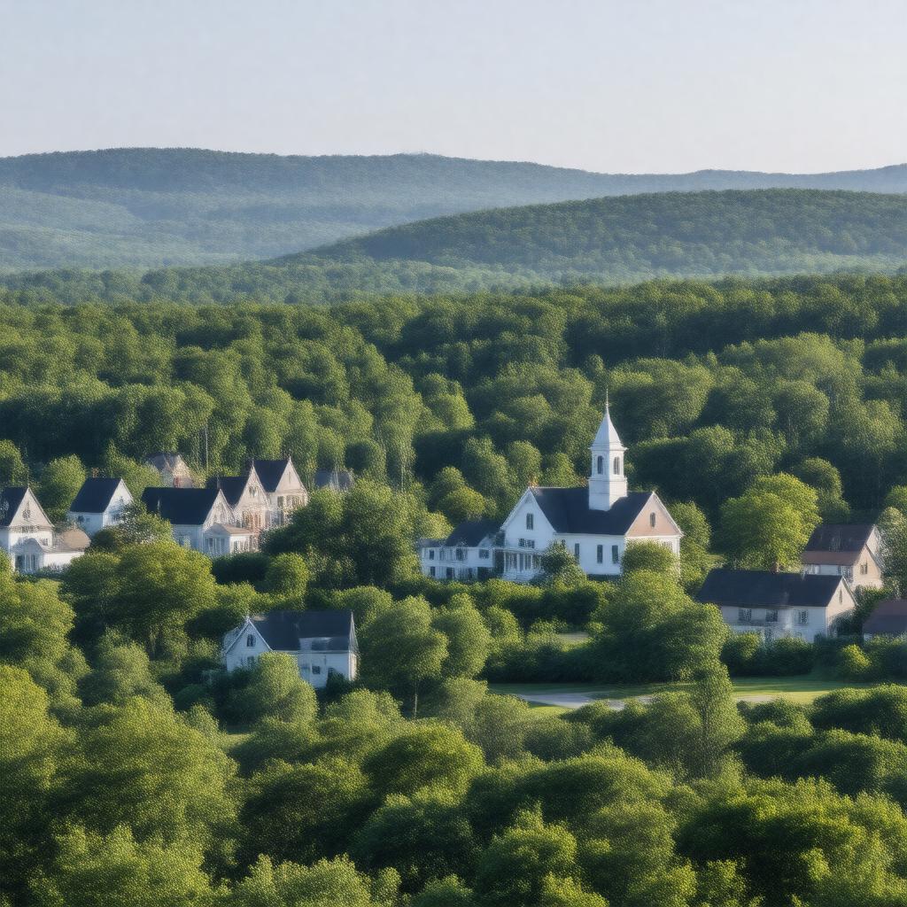 AI-created image of Ashburnham, Massachusetts