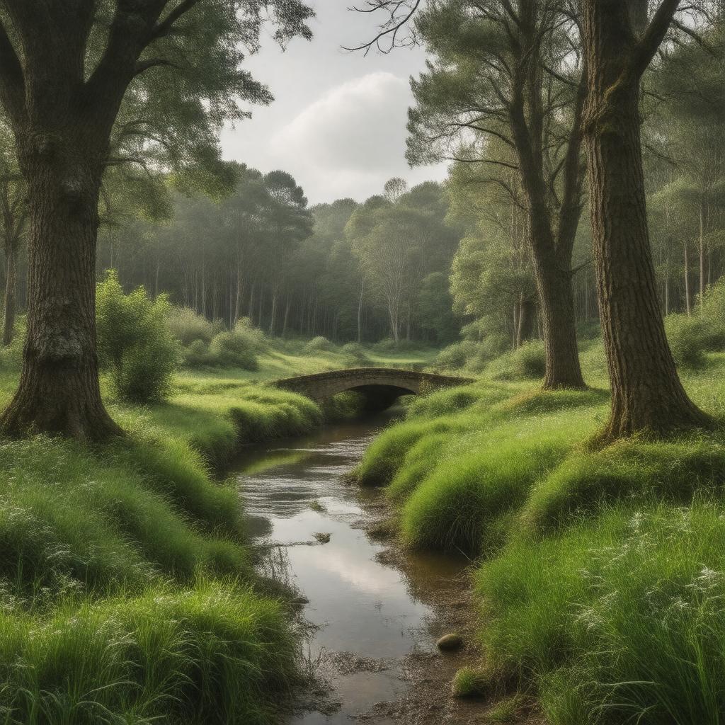AI-created image of Ashdown Forest