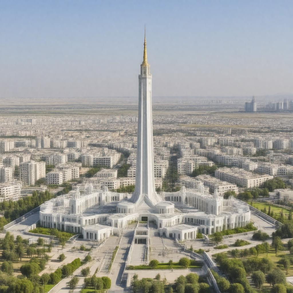 AI-created image of Ashgabat