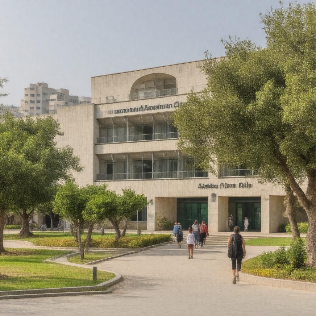 AI-created image of Ashkelon Academic College