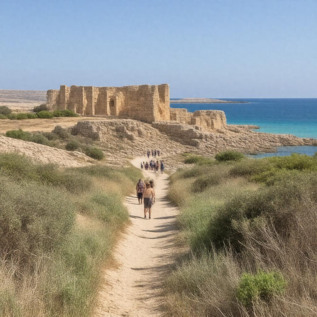 AI-created image of Ashkelon National Park