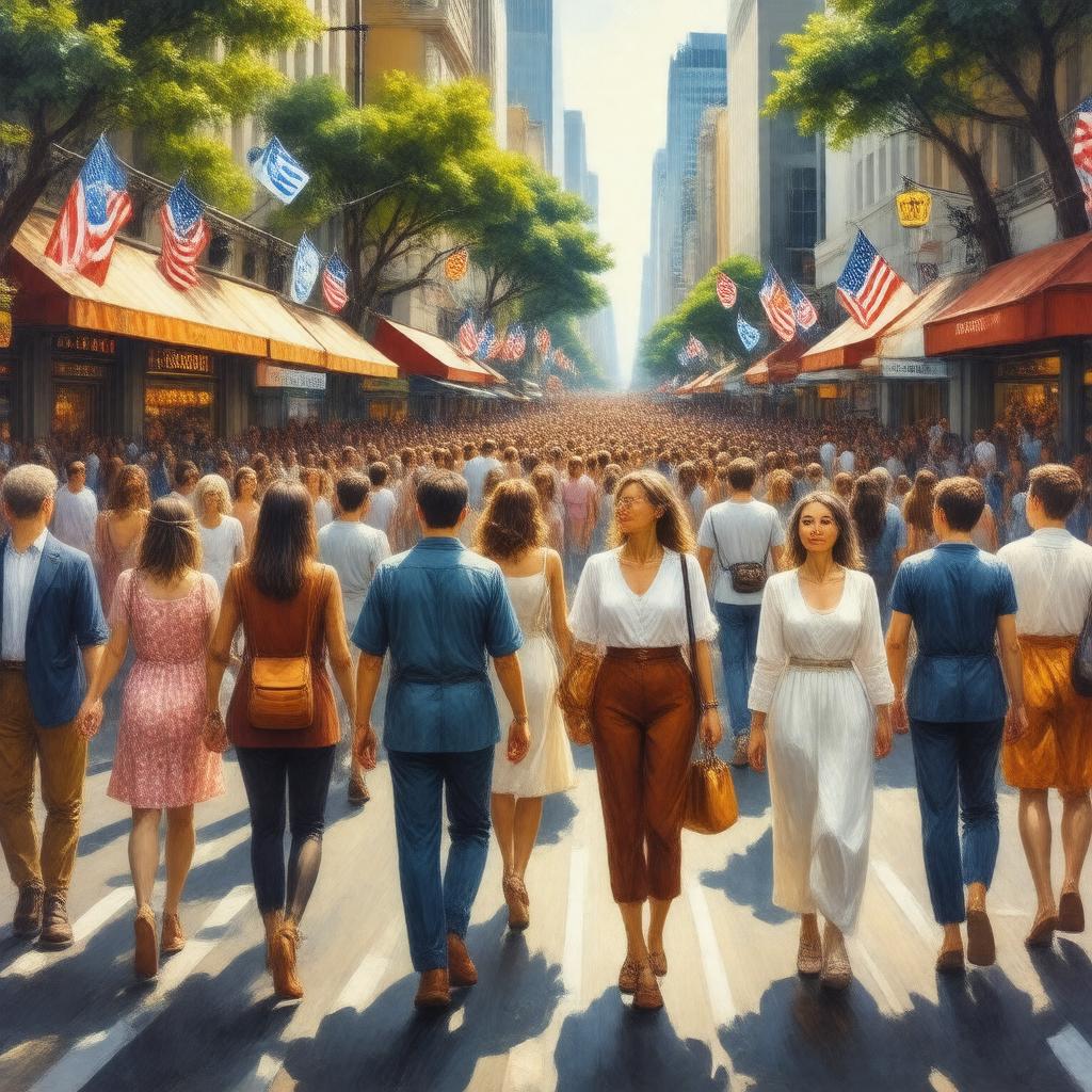 AI-created image of Ashkenazi Jewish Americans