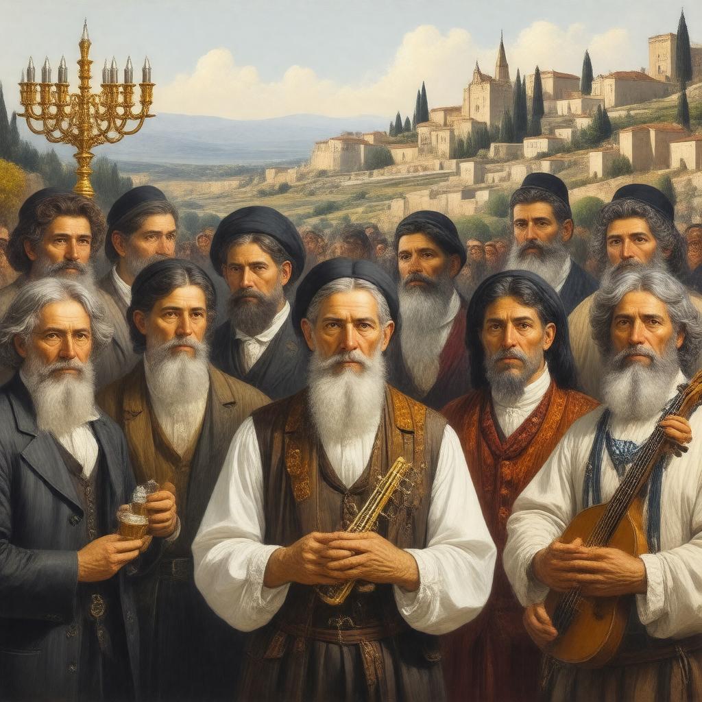AI-created image of Ashkenazi Jews