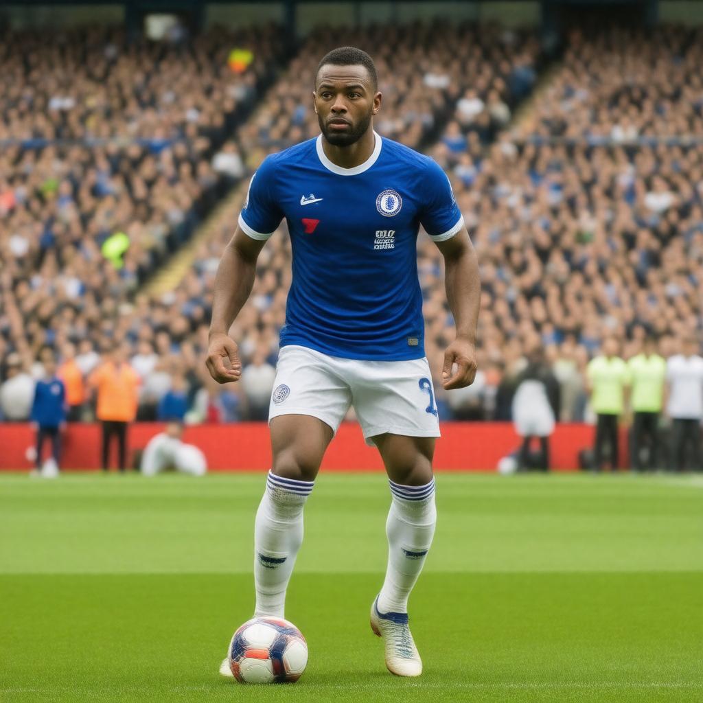 AI-created image of Ashley Cole