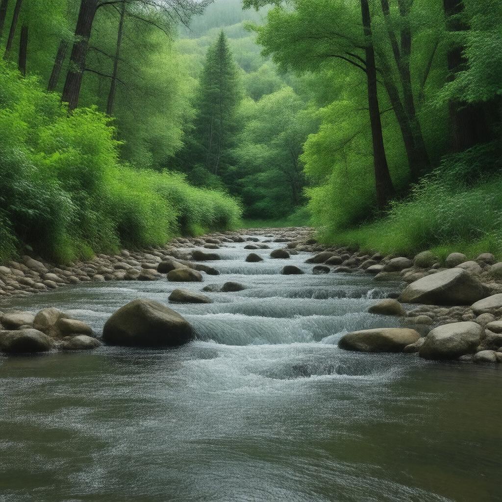 AI-created image of Ashley Creek