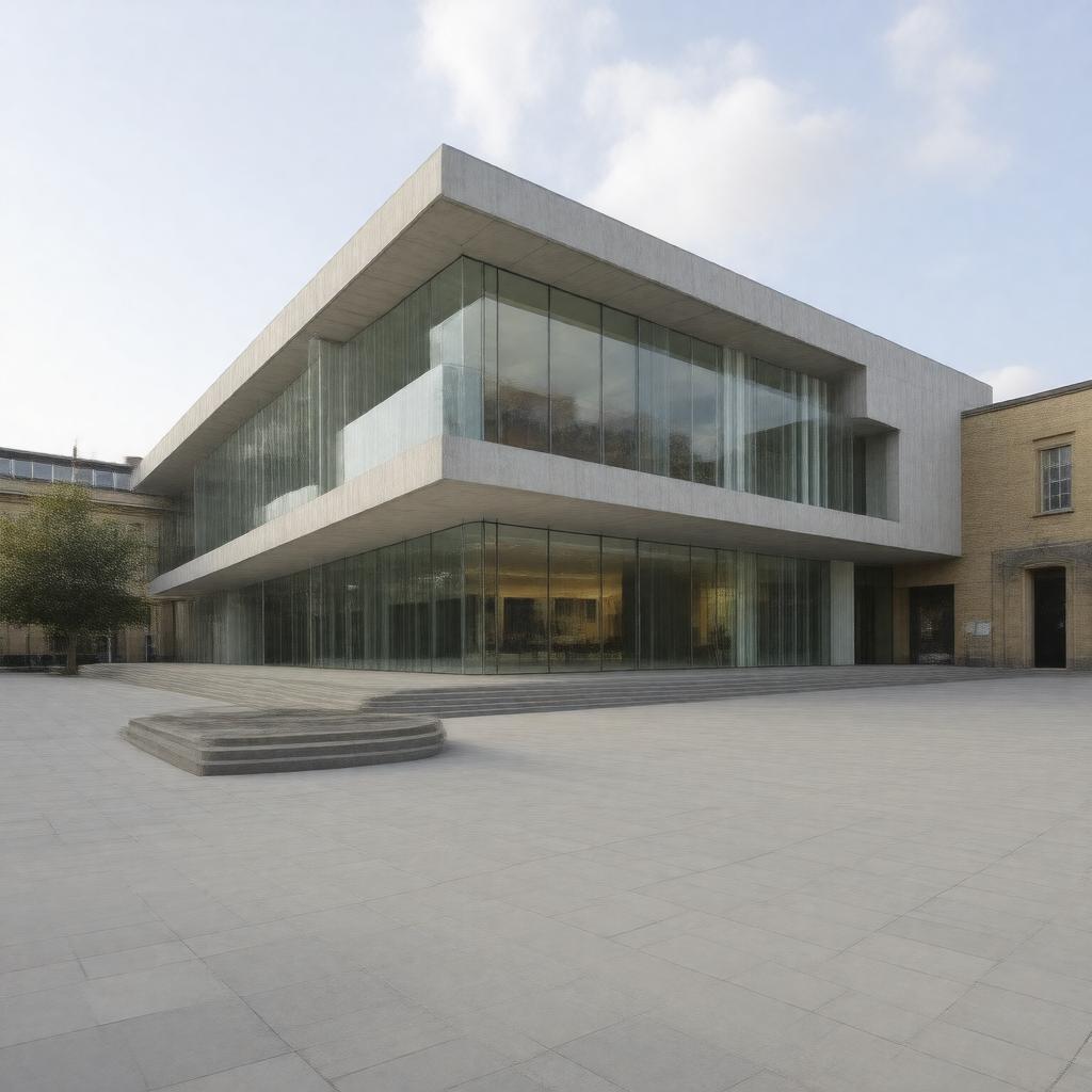 Click to view larger image AI-created image of Ashmolean Museum extension