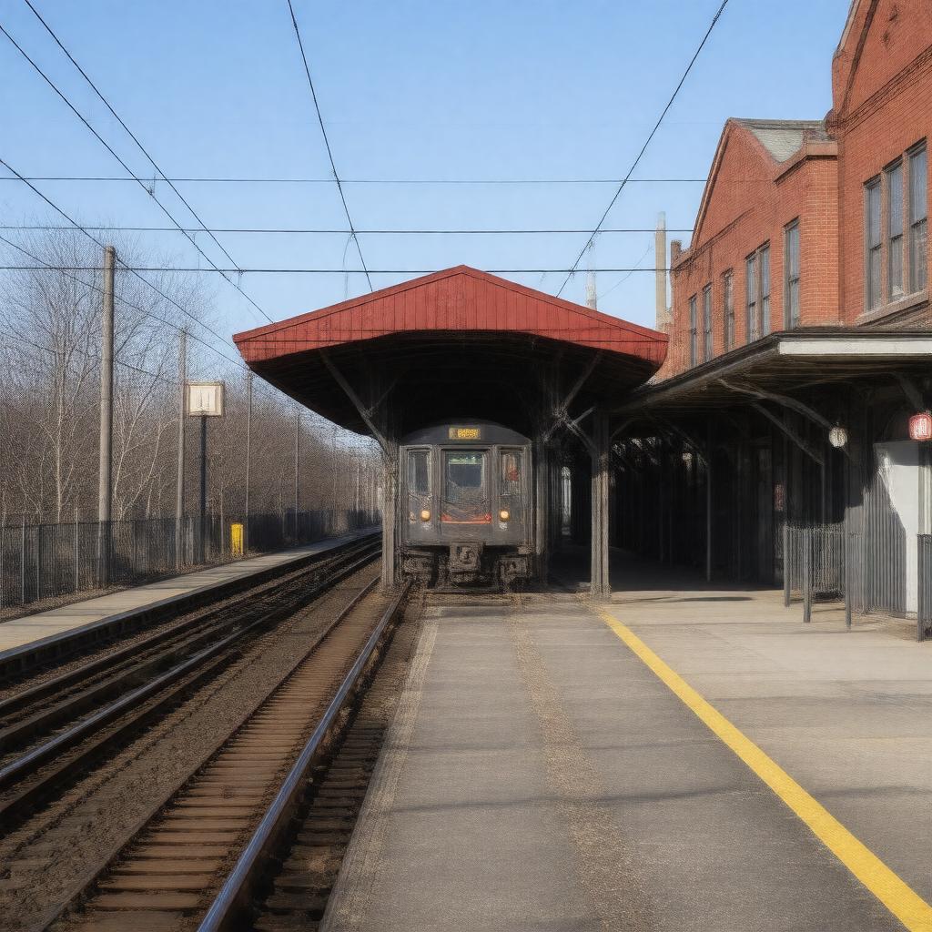 AI-created image of Ashmont Branch