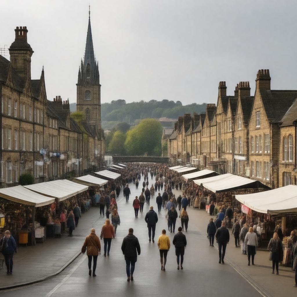 AI-created image of Ashton-under-Lyne, England