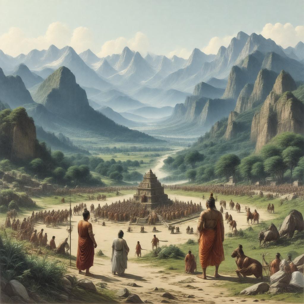 AI-created image of Ashwamedhika Parva