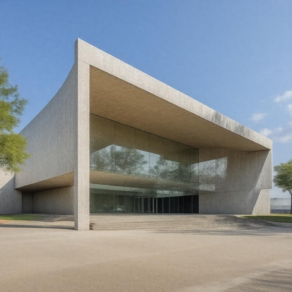 AI-created image of Asia Society Texas Center