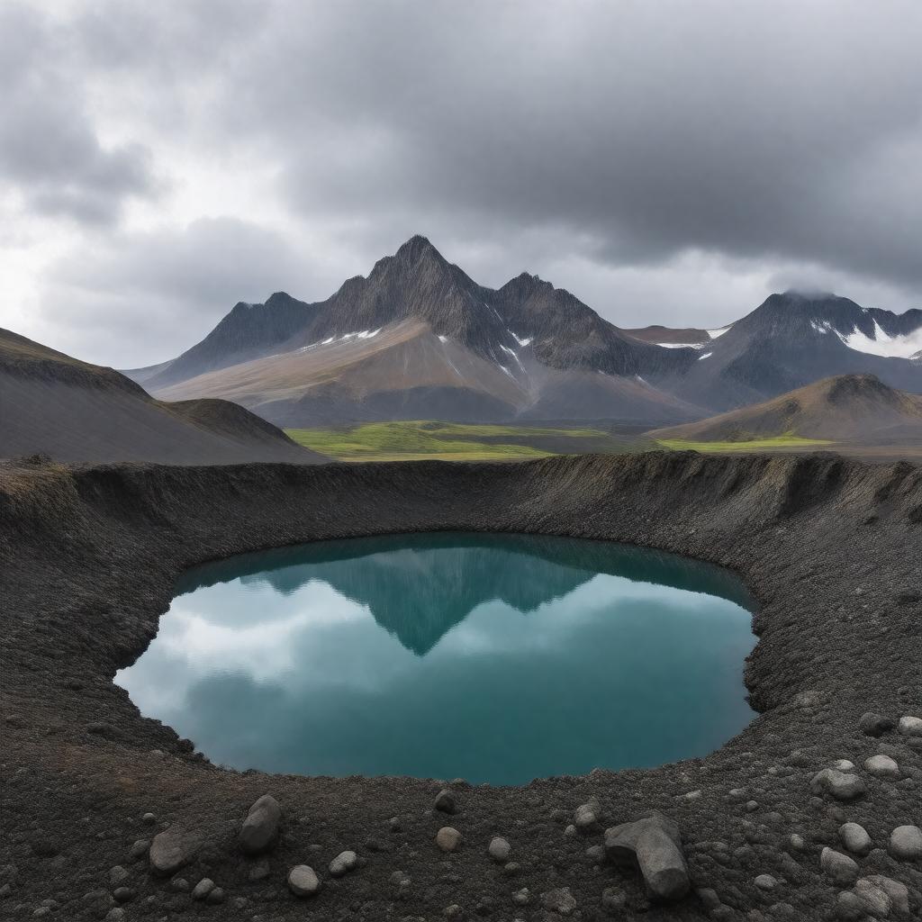 AI-created image of Askja