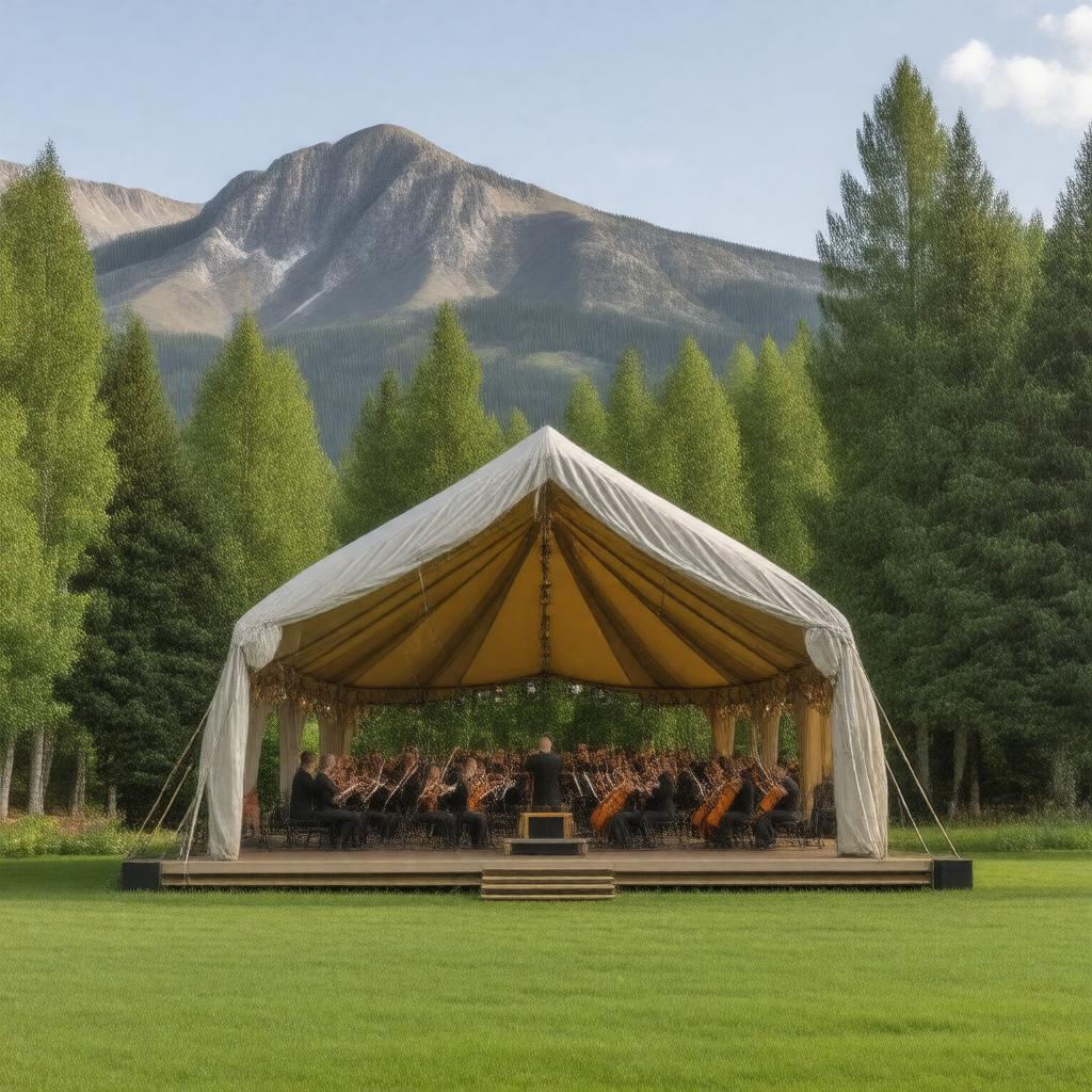 AI-created image of Aspen Music Festival