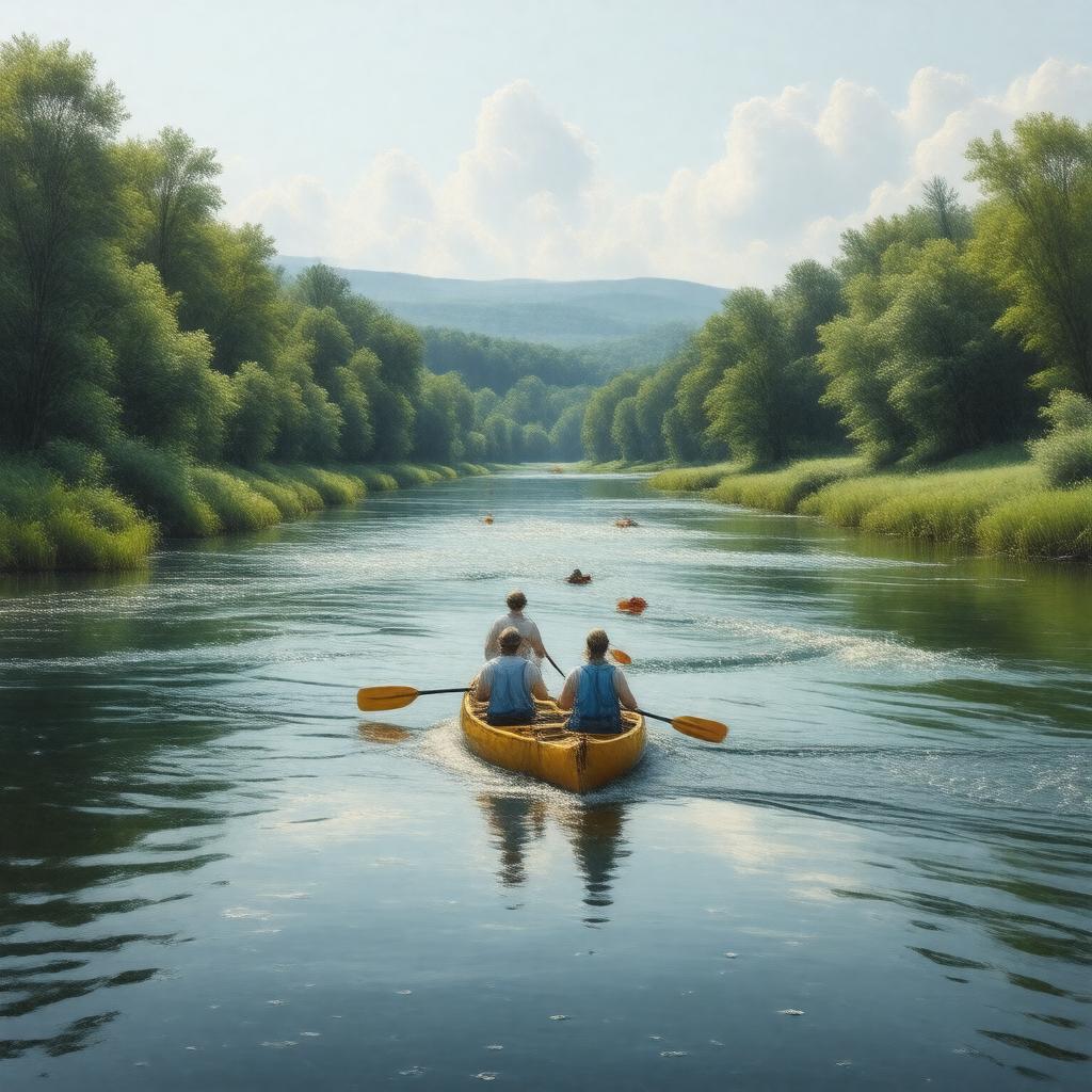 AI-created image of Assabet River