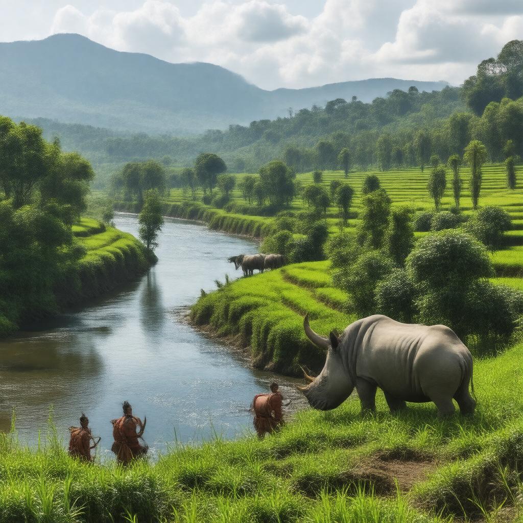 AI-created image of Assam