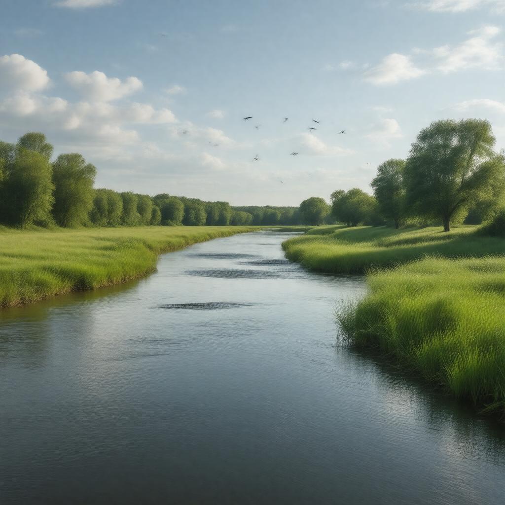 AI-created image of Assiniboine River