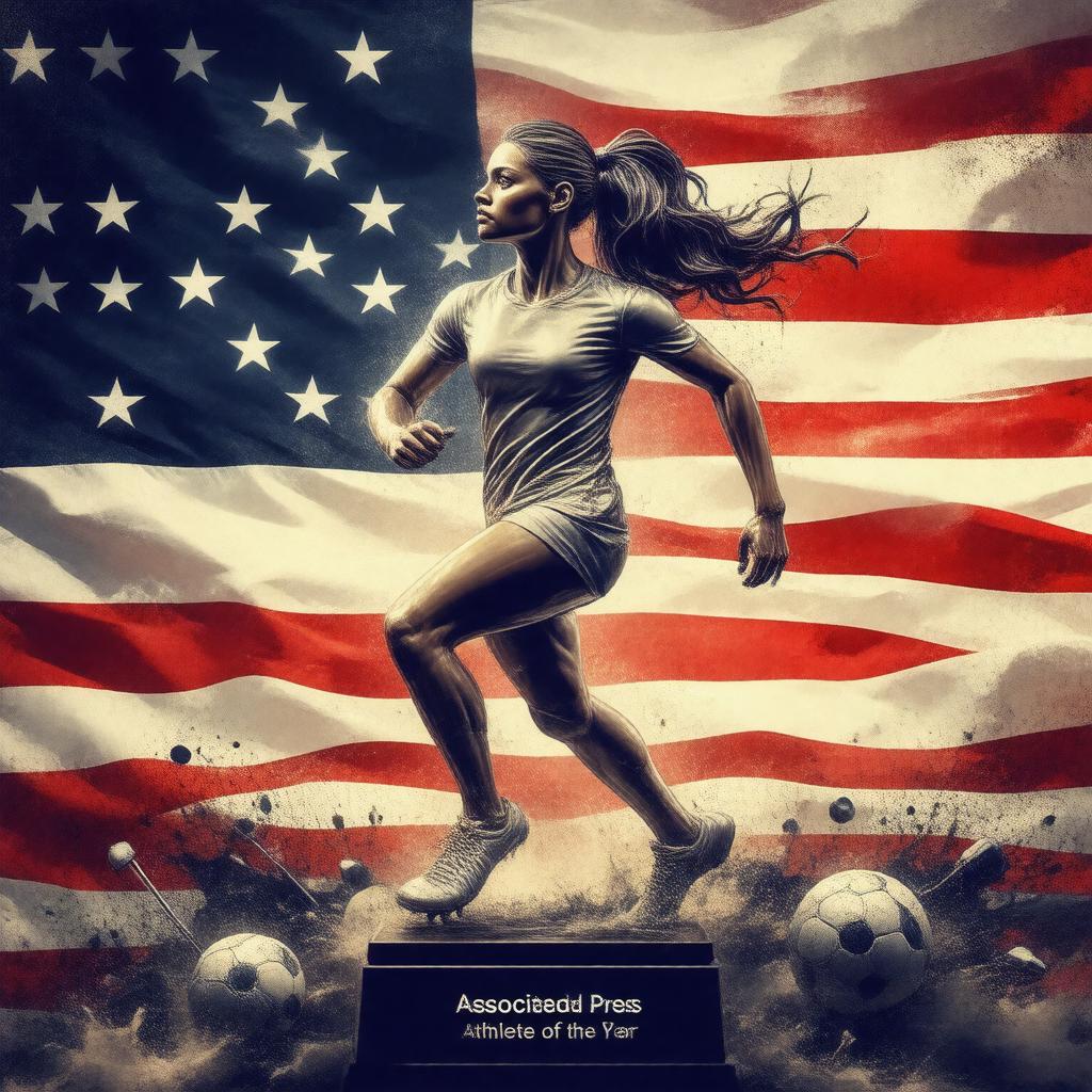 AI-created image of Associated Press Female Athlete of the Year