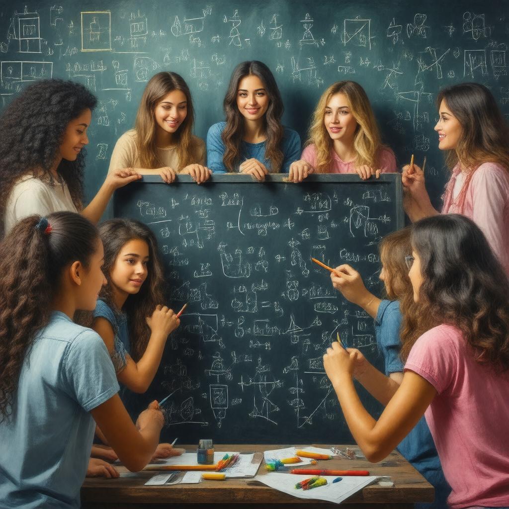 AI-created image of Association for Women in Mathematics