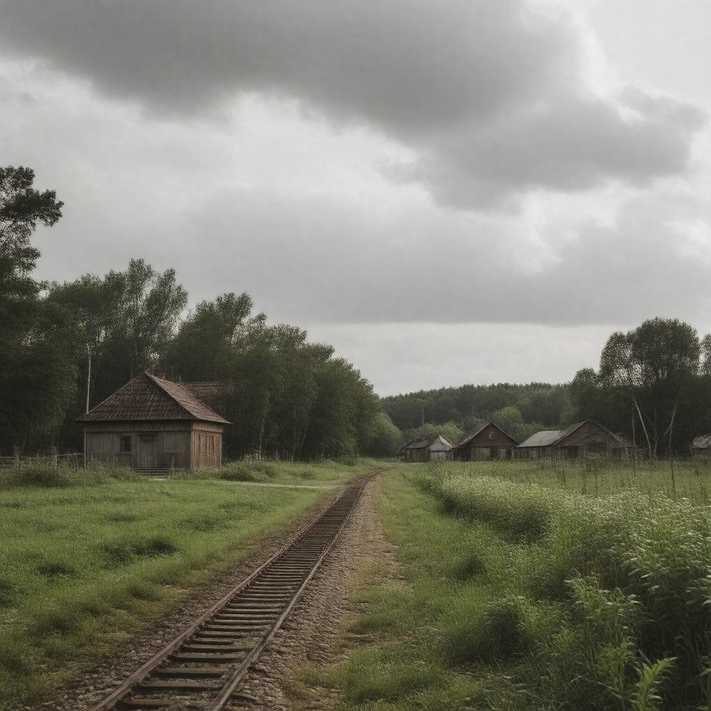 AI-created image of Astapovo, Russian Empire