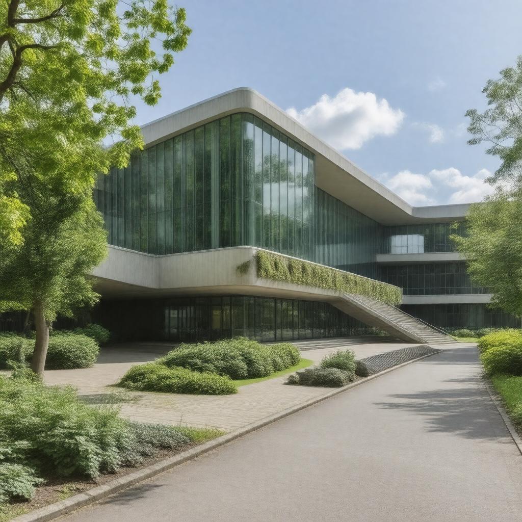 AI-created image of Aston University of Advanced Technology