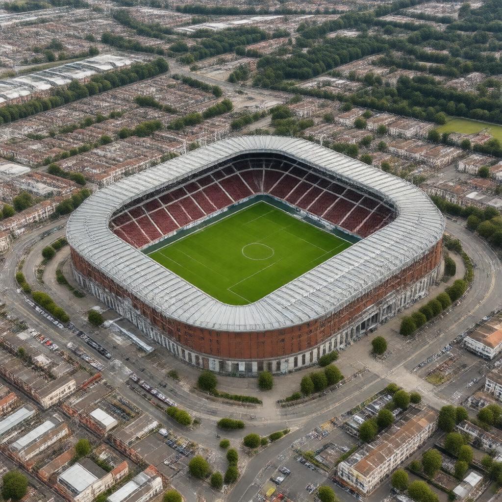 AI-created image of Aston Villa's Villa Park