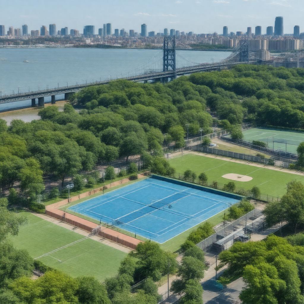 AI-created image of Astoria Park