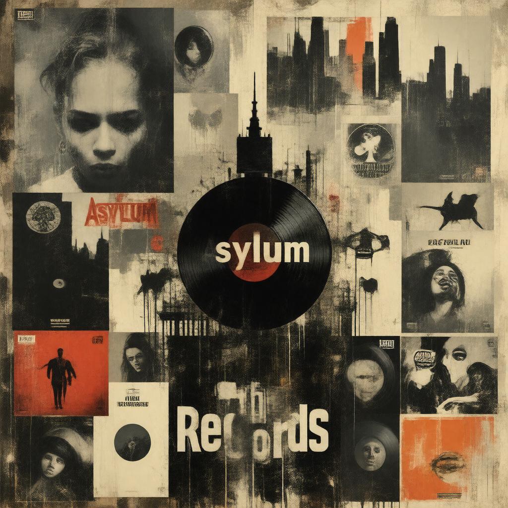 AI-created image of Asylum Records