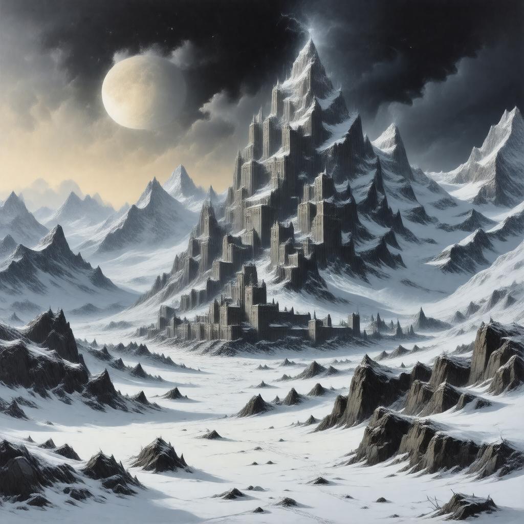 Click to view larger image AI-created image of At the Mountains of Madness