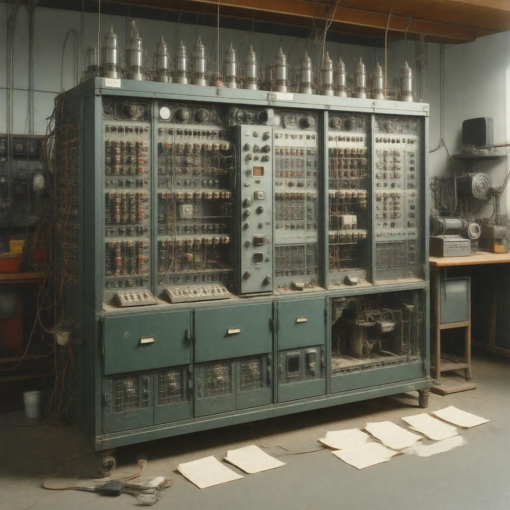 AI-created image of Atanasoff–Berry Computer