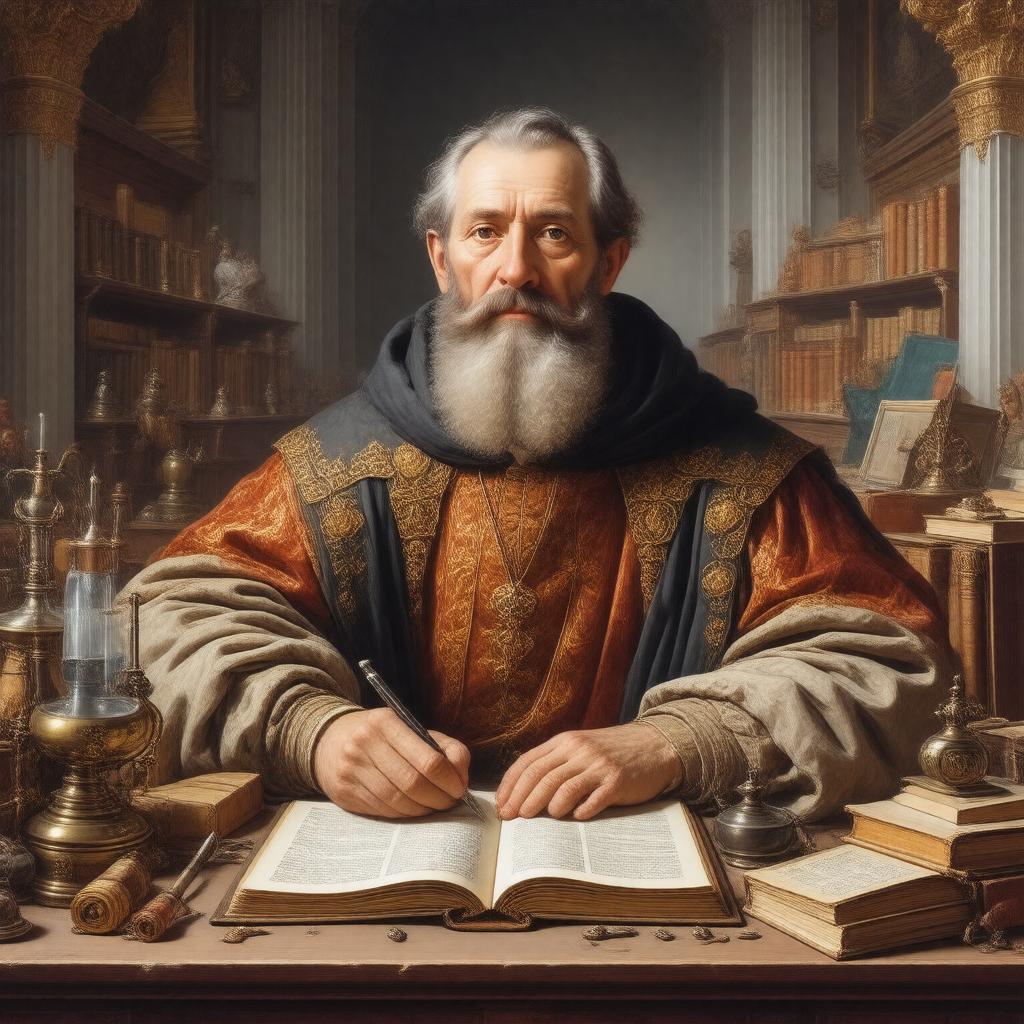 AI-created image of Athanasius Kircher