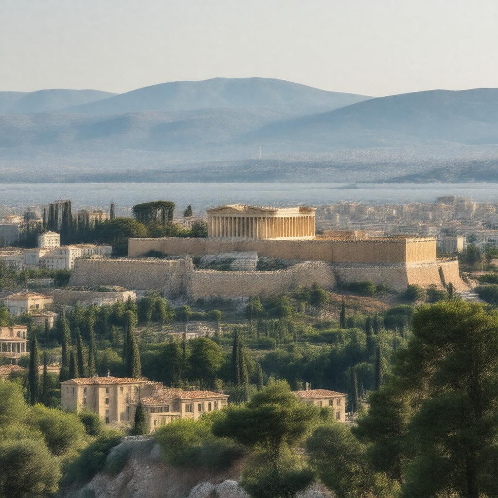AI-created image of Athens, Greece