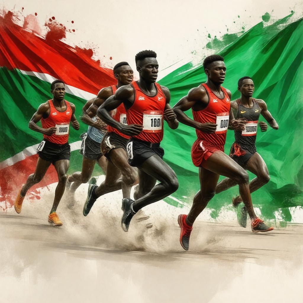 AI-created image of Athletics Kenya