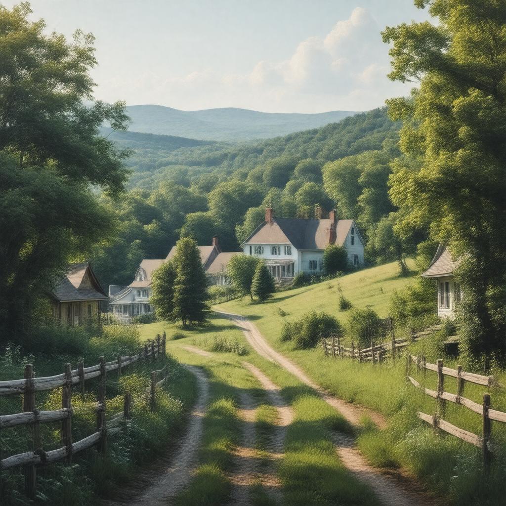 AI-created image of Atkinson, New Hampshire