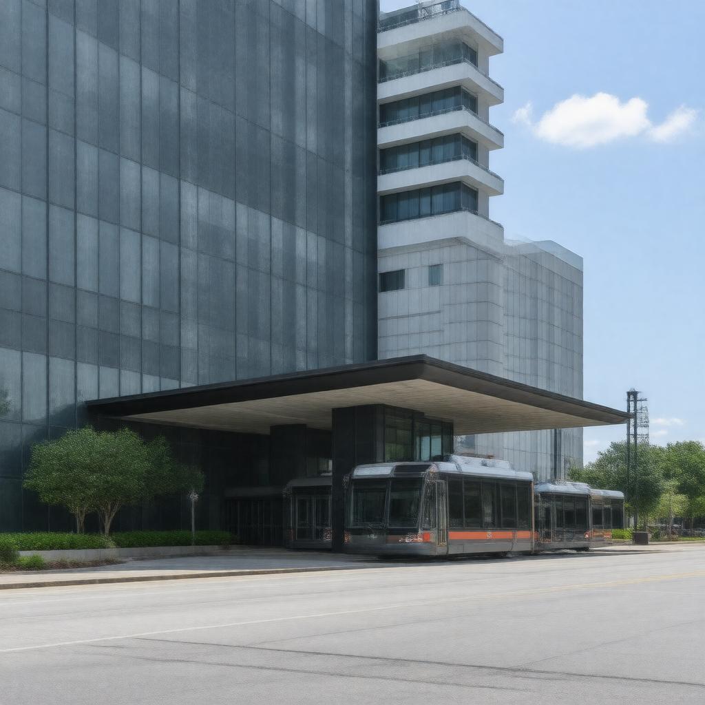 AI-created image of Atlanta Airport Marriott Gateway