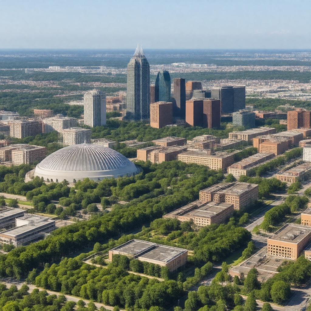 AI-created image of Atlanta, Georgia