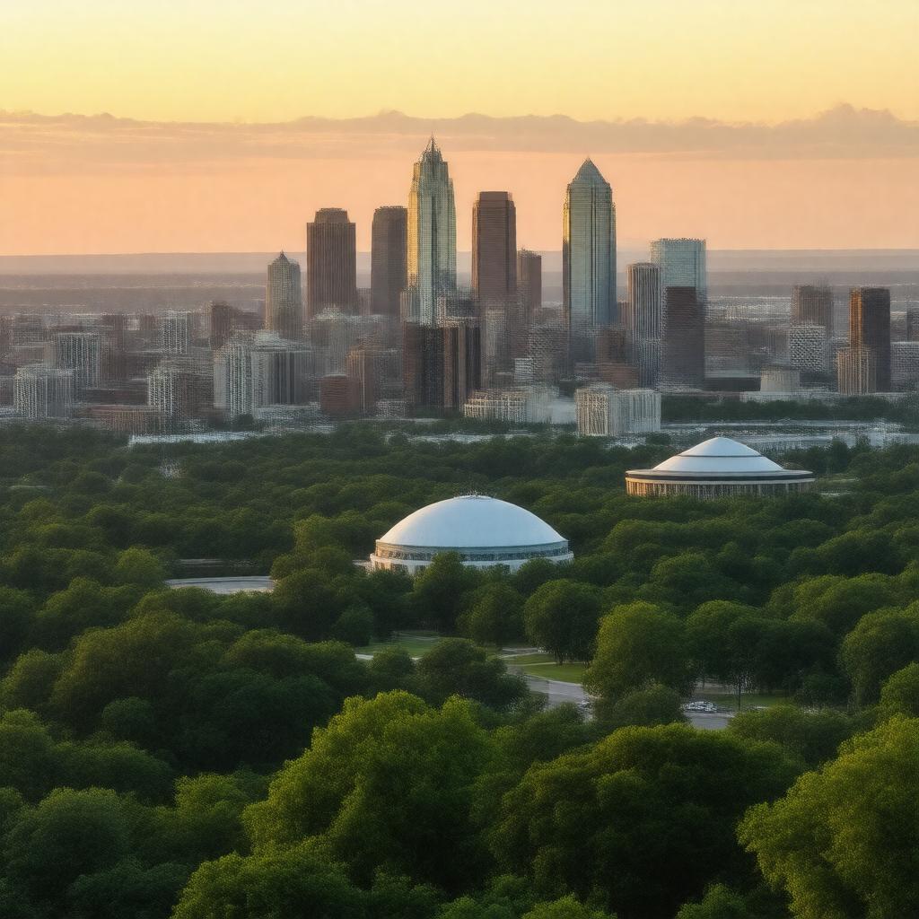 AI-created image of Atlanta, Georgia, USA