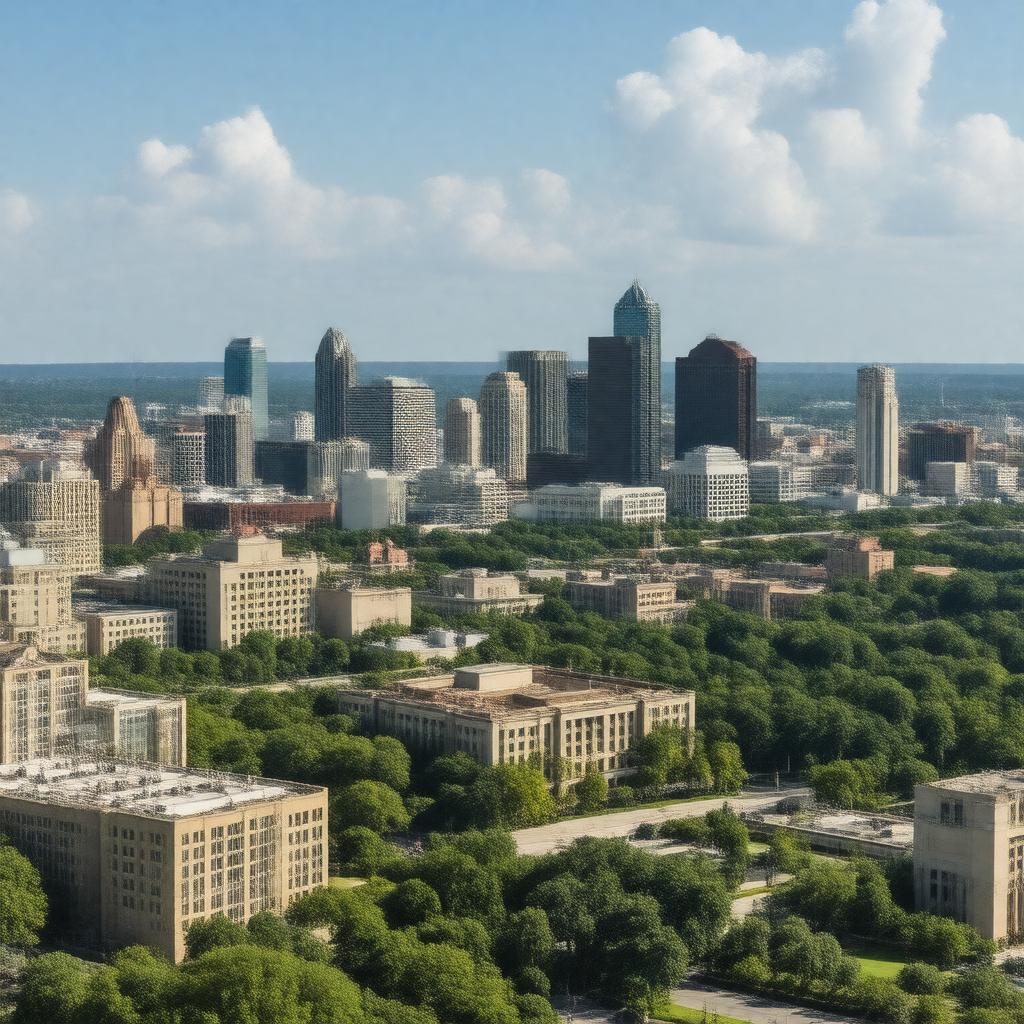 AI-created image of Atlanta, Georgia, United States
