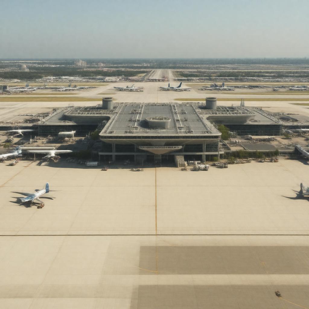 AI-created image of Atlanta Hartsfield-Jackson International Airport