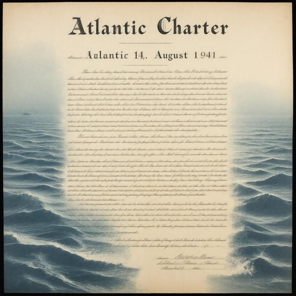AI-created image of Atlantic Charter