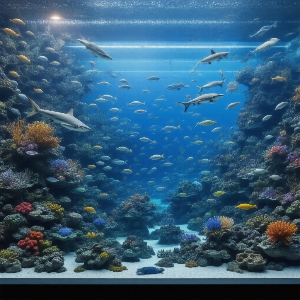 Click to view larger image AI-created image of Atlantic Ocean tank
