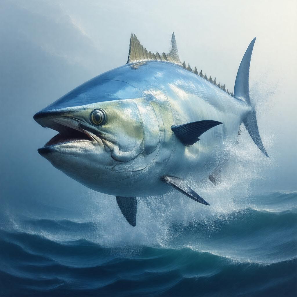 AI-created image of Atlantic bluefin tuna