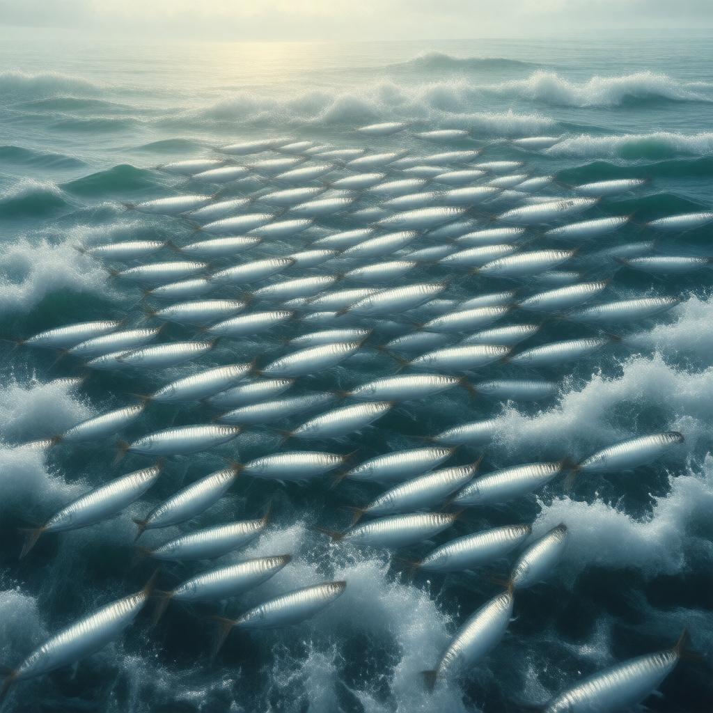 AI-created image of Atlantic herring