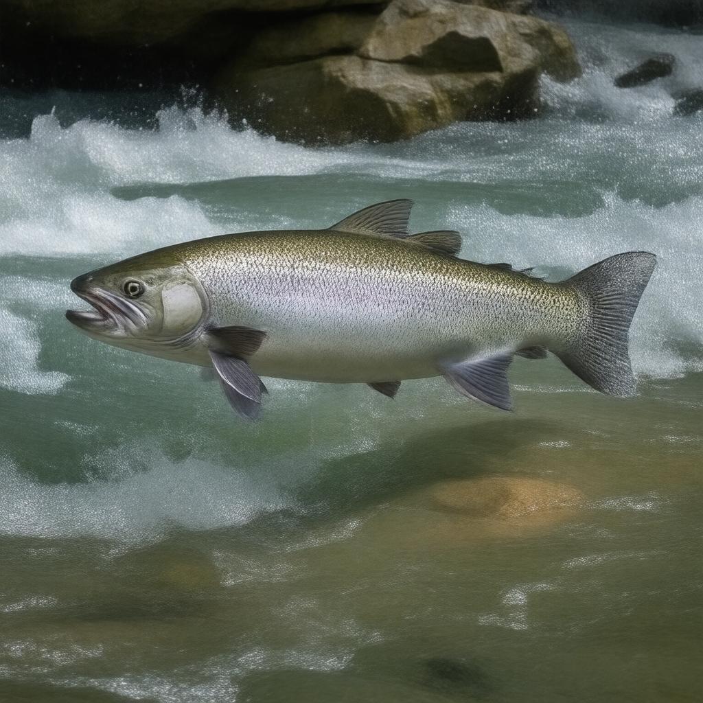 AI-created image of Atlantic salmon