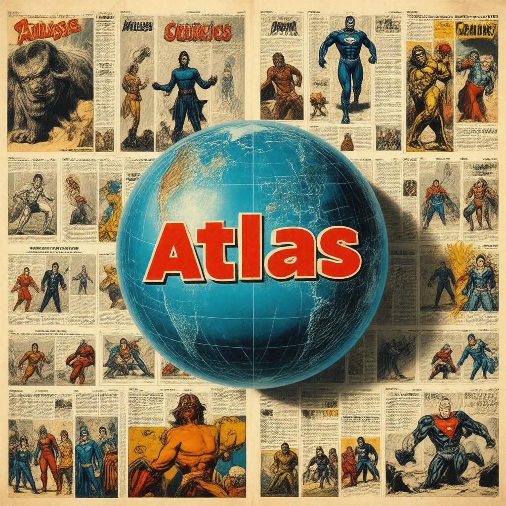 AI-created image of Atlas Comics