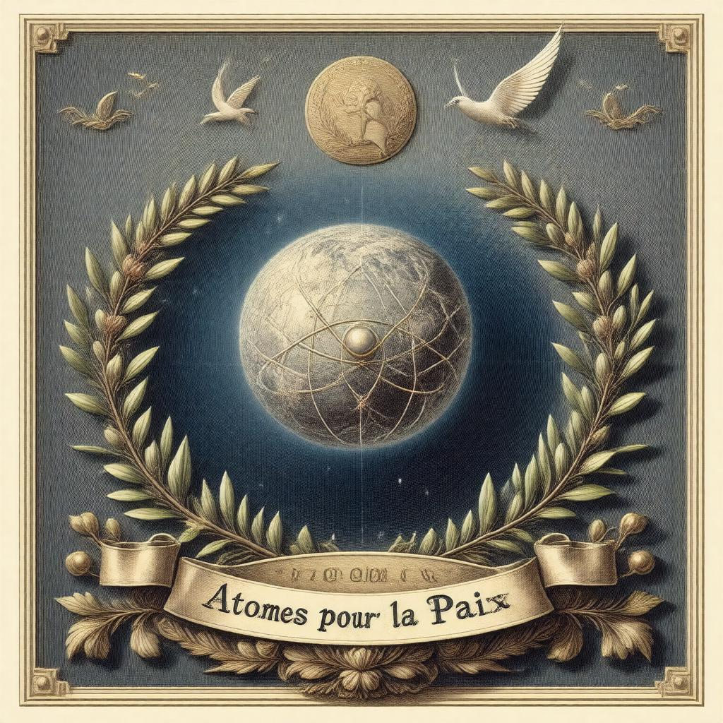 AI-created image of Atomes pour la Paix Award