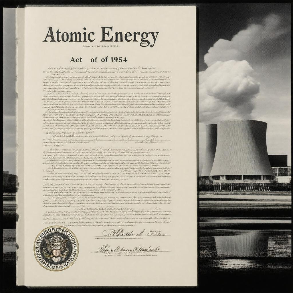 AI-created image of Atomic Energy Act of 1954