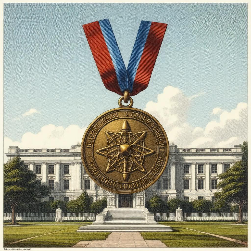 AI-created image of Atomic Energy Commission Distinguished Service Award