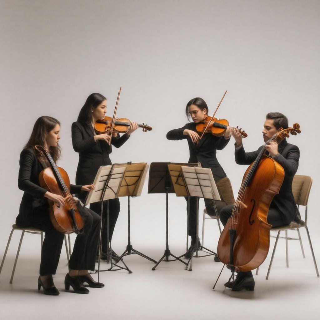 AI-created image of Attacca Quartet