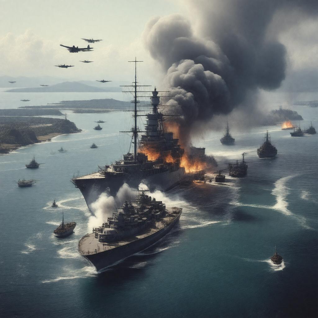 AI-created image of Attack on Pearl Harbor