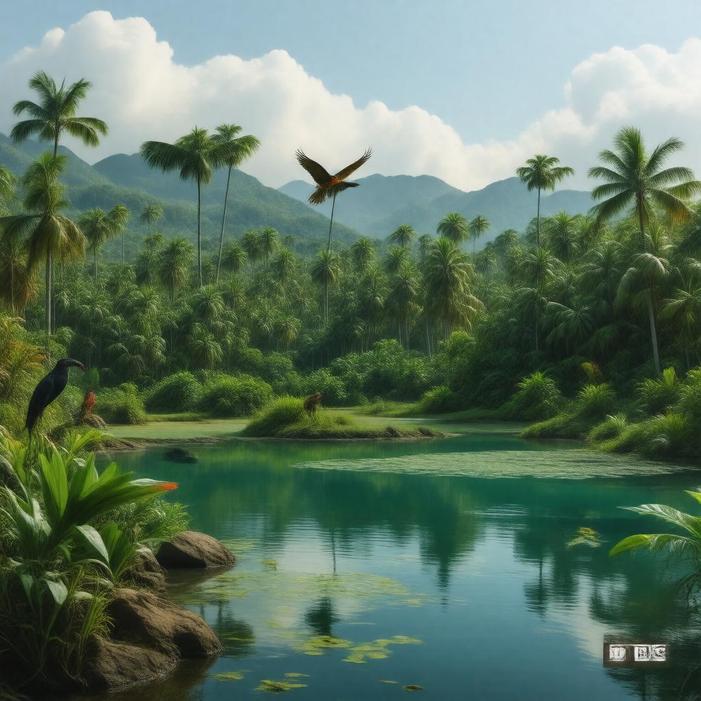 AI-created image of Attenborough's Ark